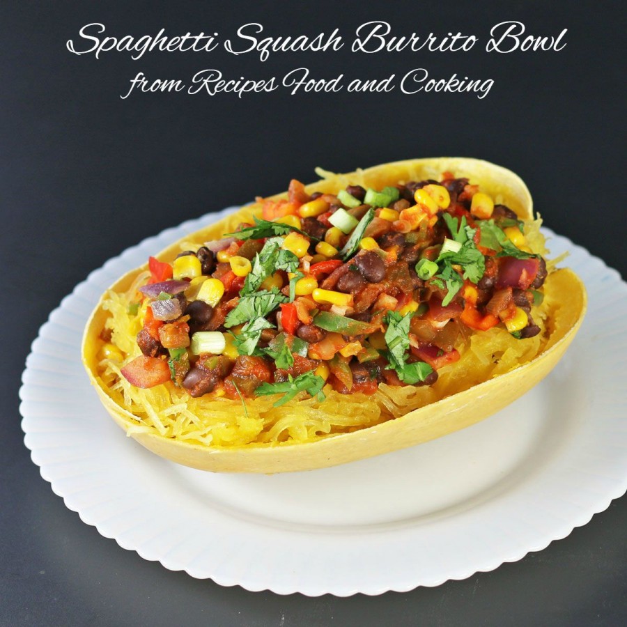 Spaghetti Squash Burrito Bowl