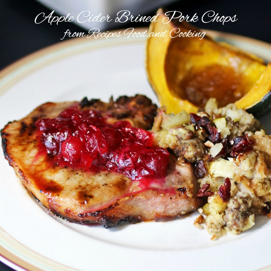 Apple Cider Brined Pork Chops