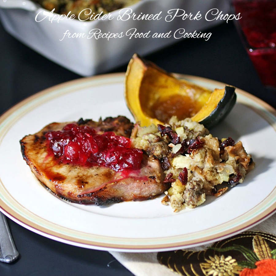 Apple Cider Brined Pork Chops