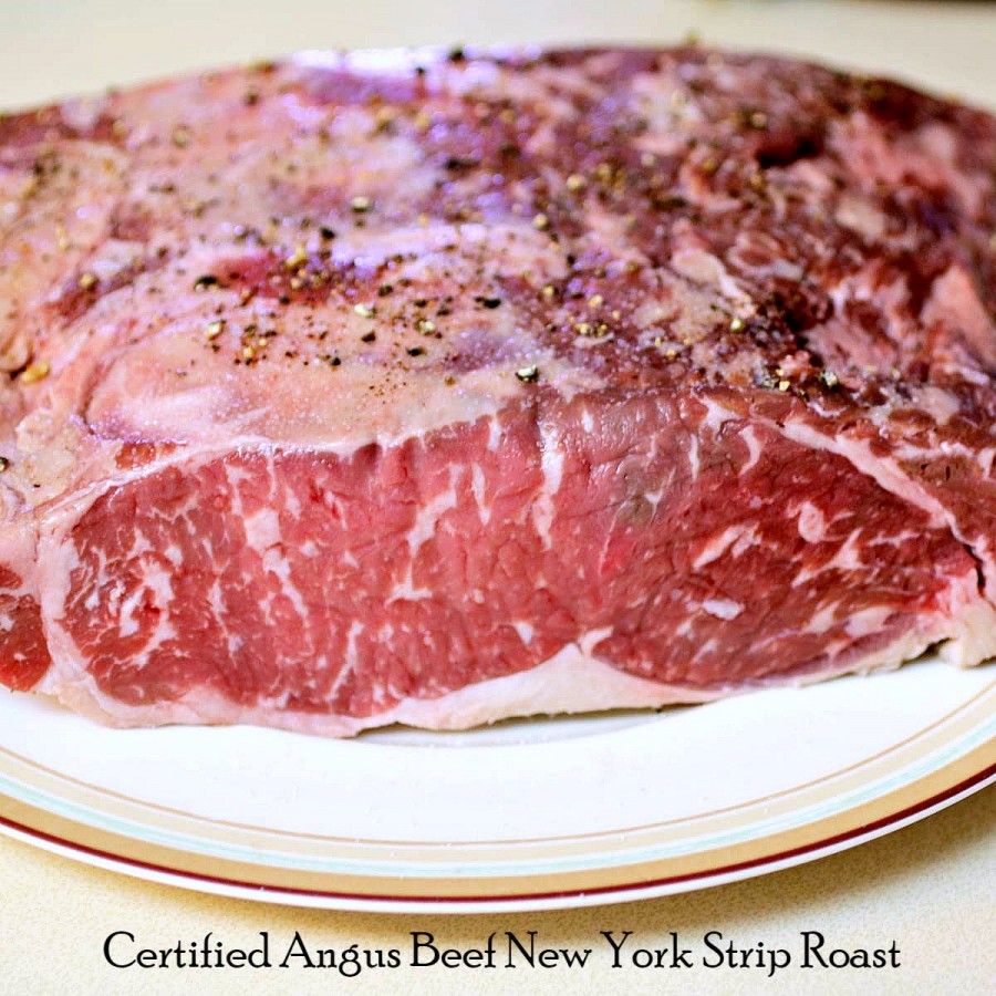 New York Strip Roast with Gremolata Butter