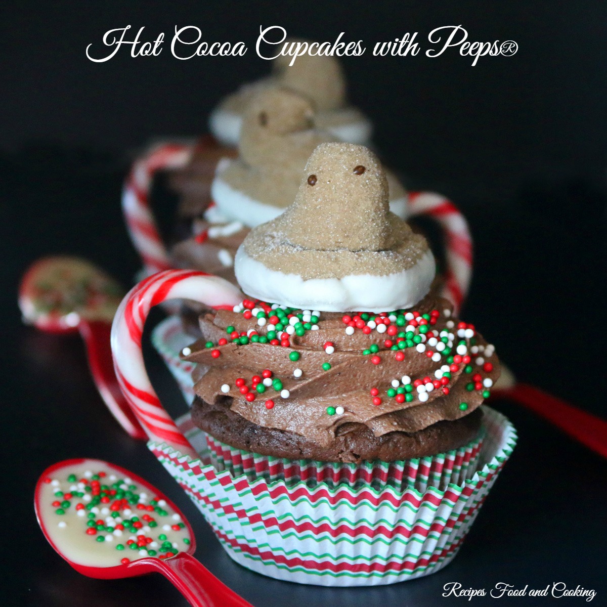 Hot Cocoa Cupcakes with Peeps®