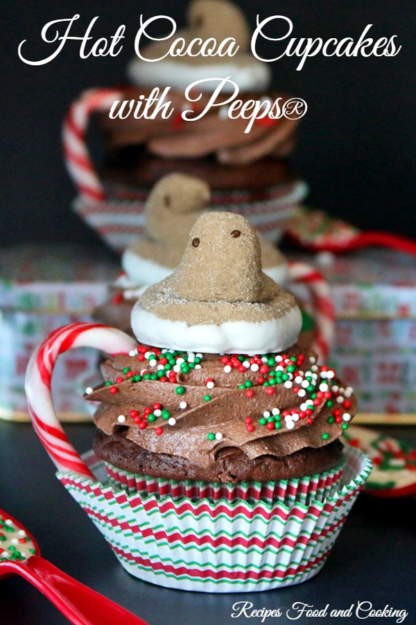 Hot Cocoa Cupcakes with Peeps®