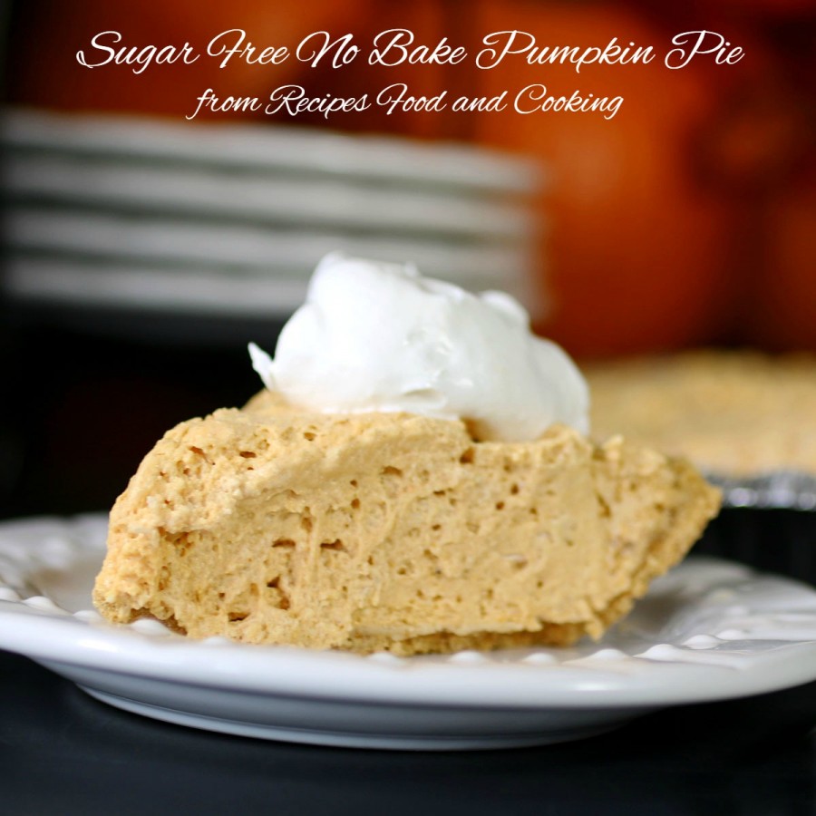 Sugar Free No Bake Pumpkin Pie