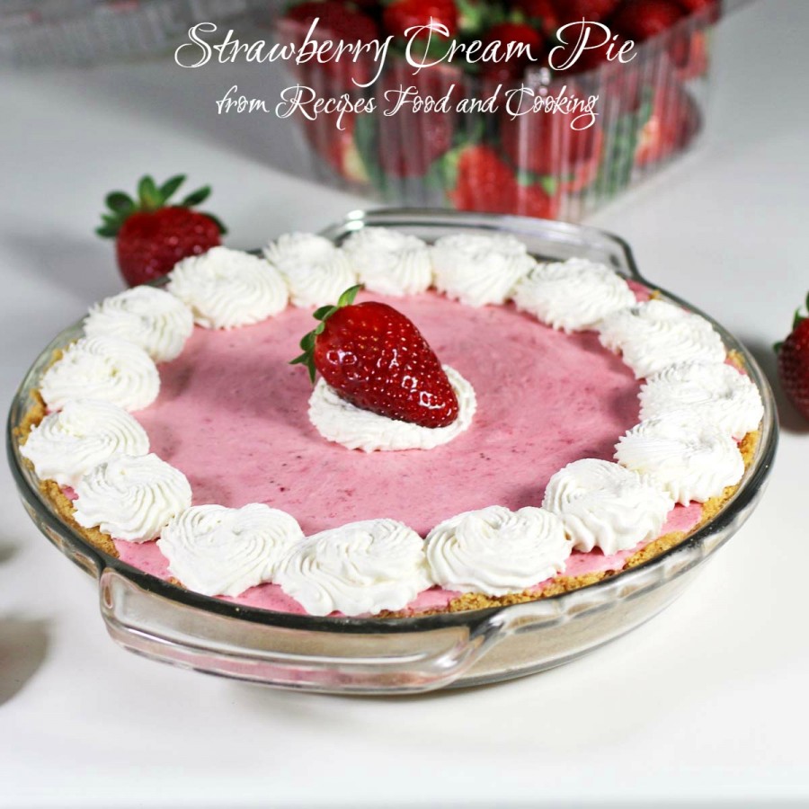 Strawberry Cream Pie