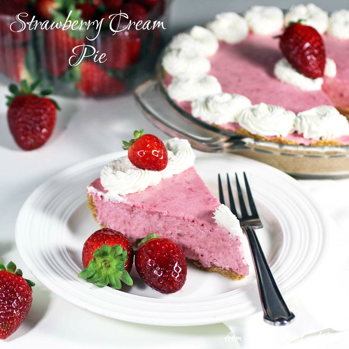 Strawberry Cream Pie