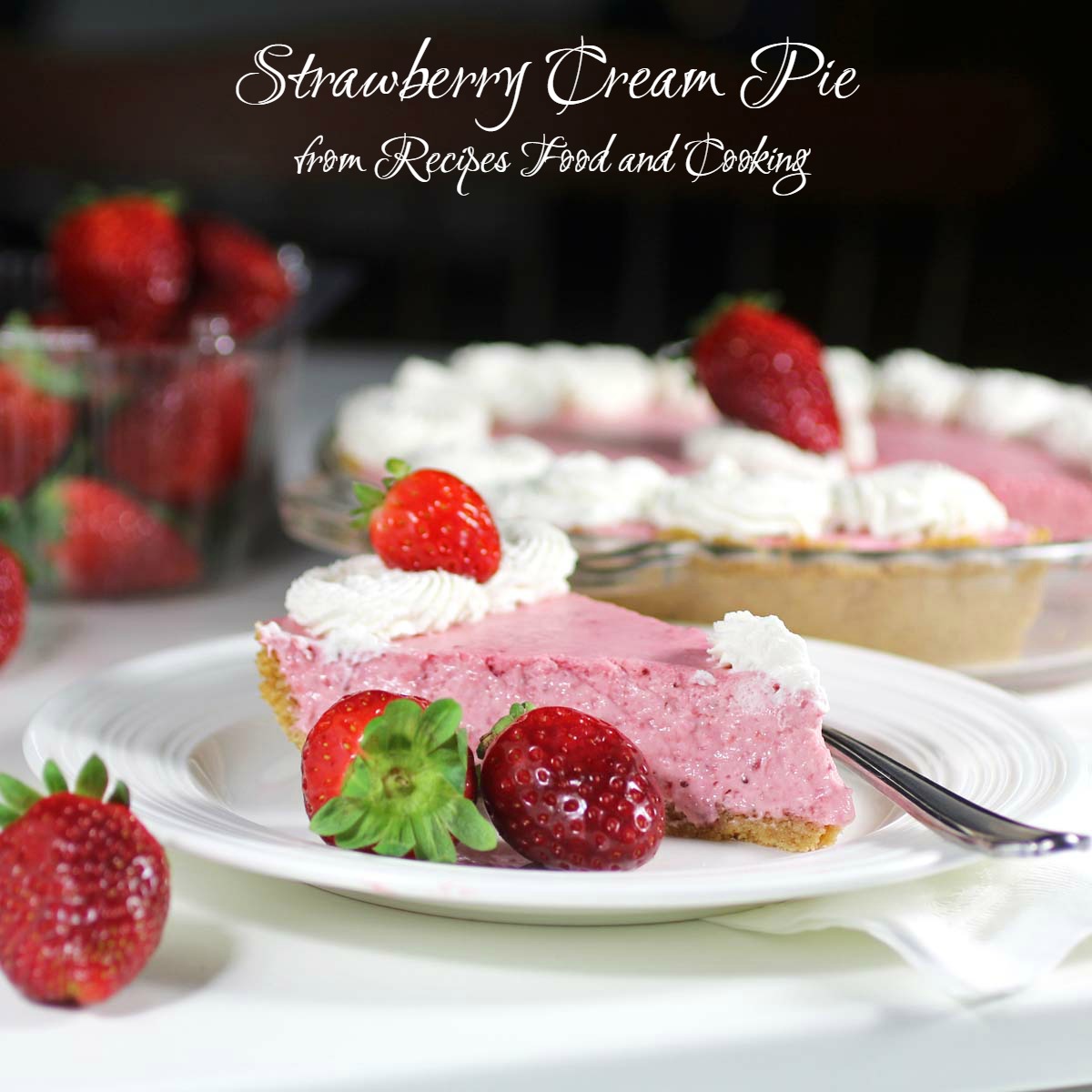 Strawberry Cream Pie