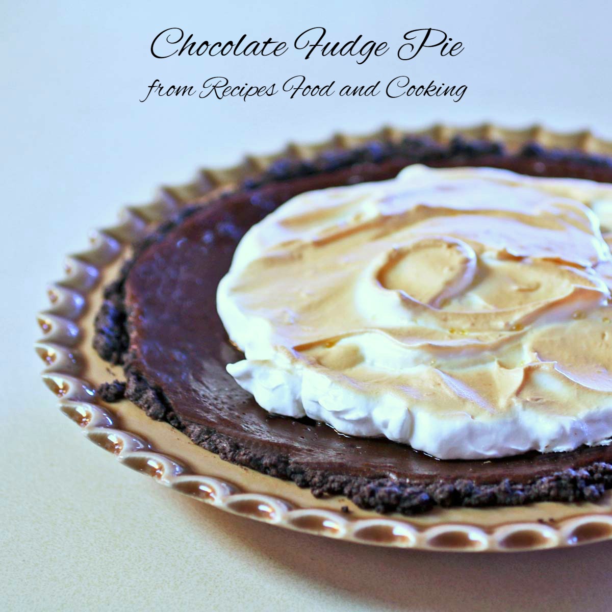 Chocolate Fudge Pie