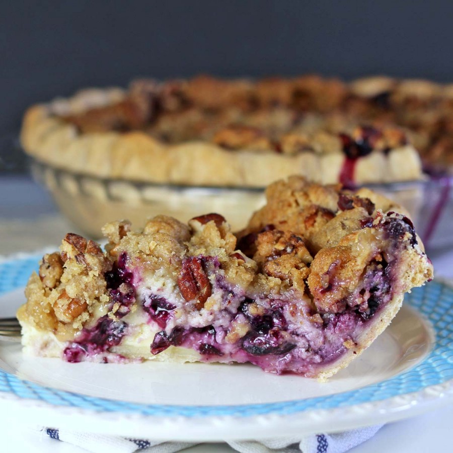 Blueberry Cream Pie