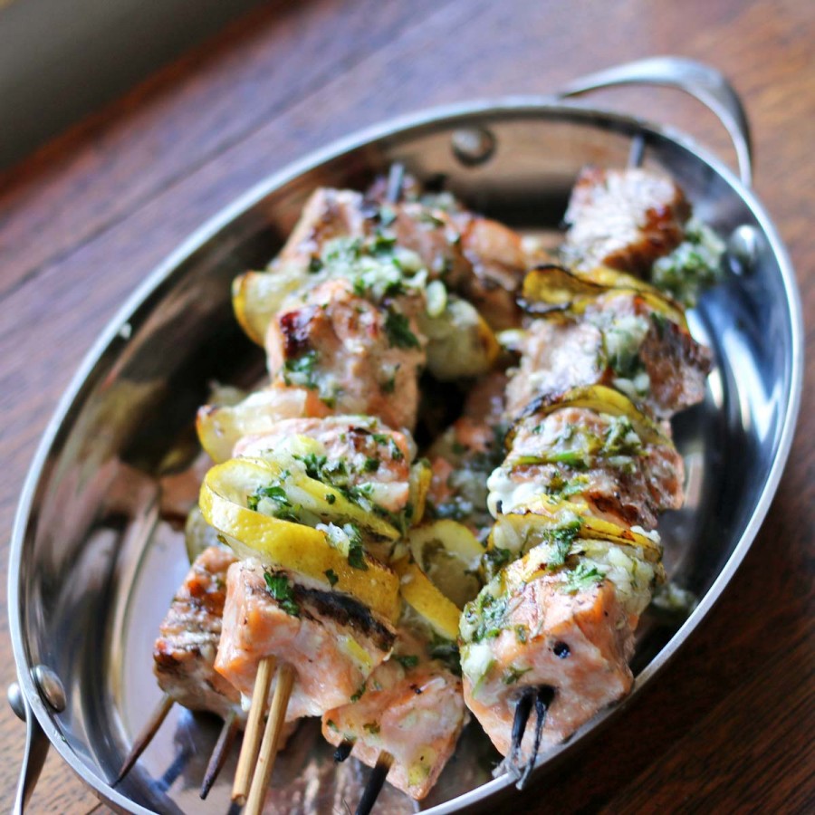 Salmon Kebabs