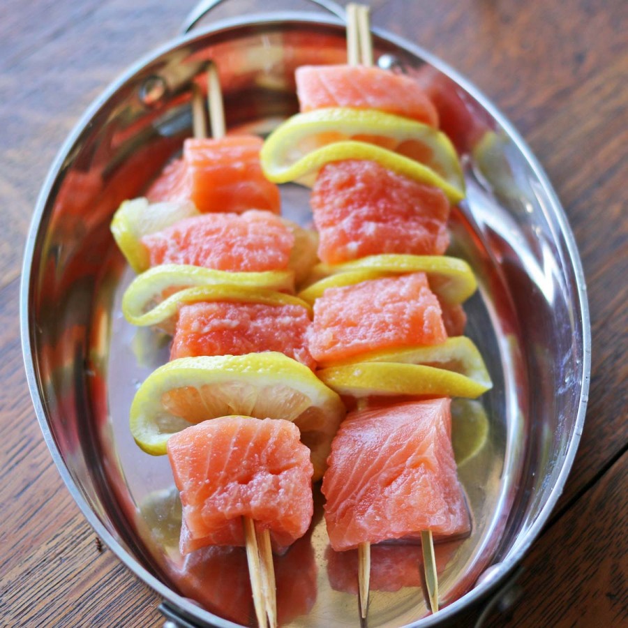 Salmon Kebabs