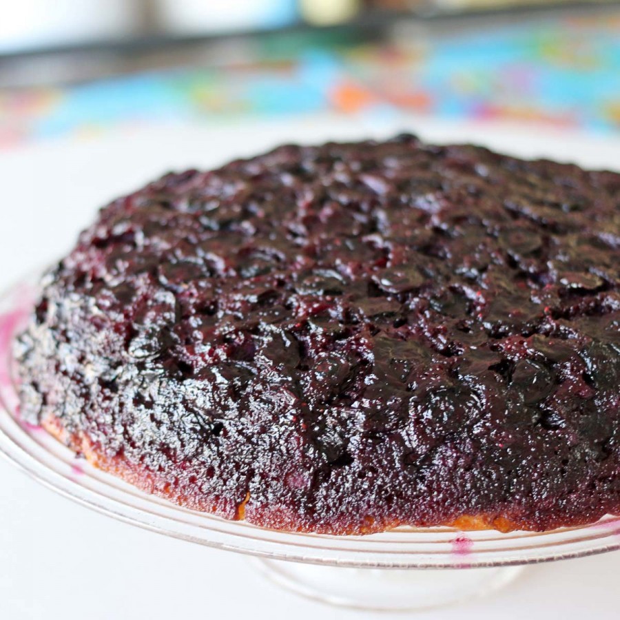 Blueberry Upside Down Cake