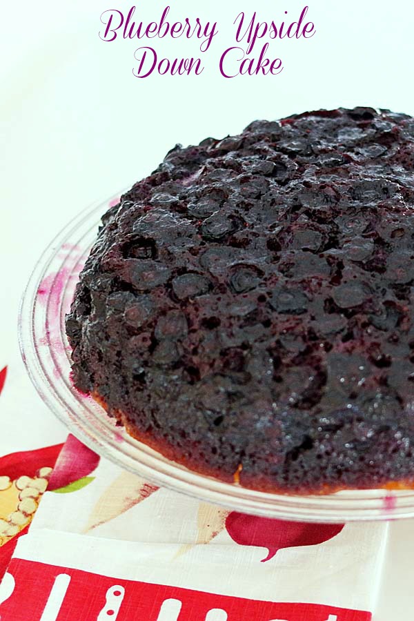 Blueberry Upside Down Cake