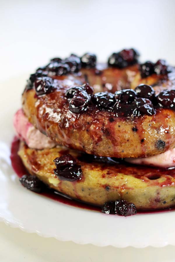 Bruegger’s Blueberry Bagel French Toast