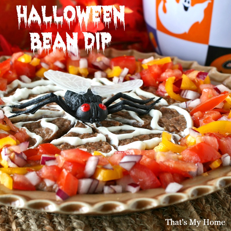 Halloween Bean Dip