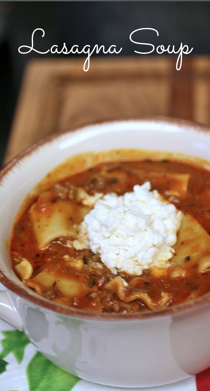 Lasagna Soup