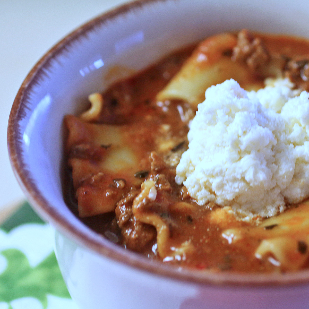 Lasagna Soup