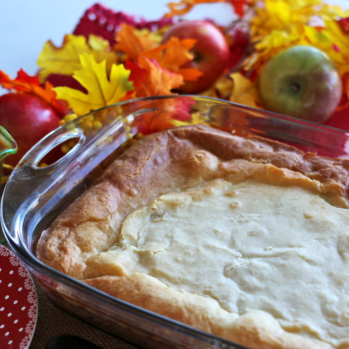 Chunky Applesauce Ooey Gooey Butter Cake