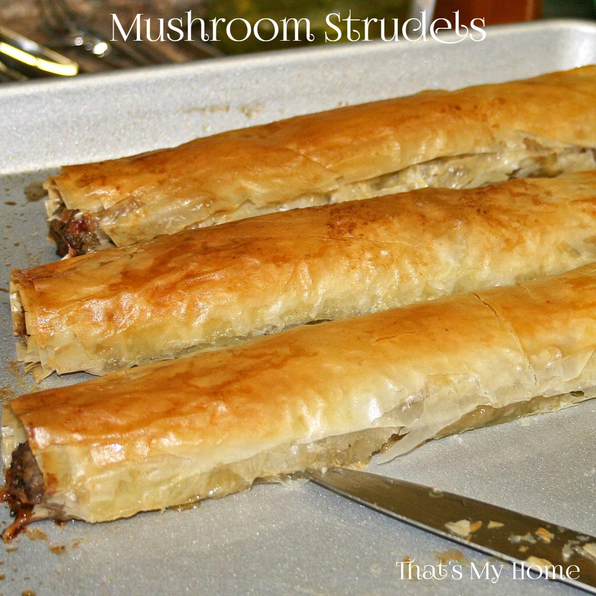 Mushroom Strudel