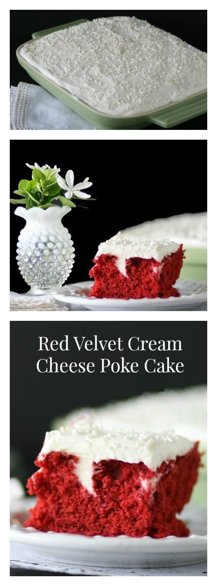 Red Velvet Poke Cake