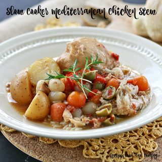 Slow Cooker Mediterranean Chicken Stew