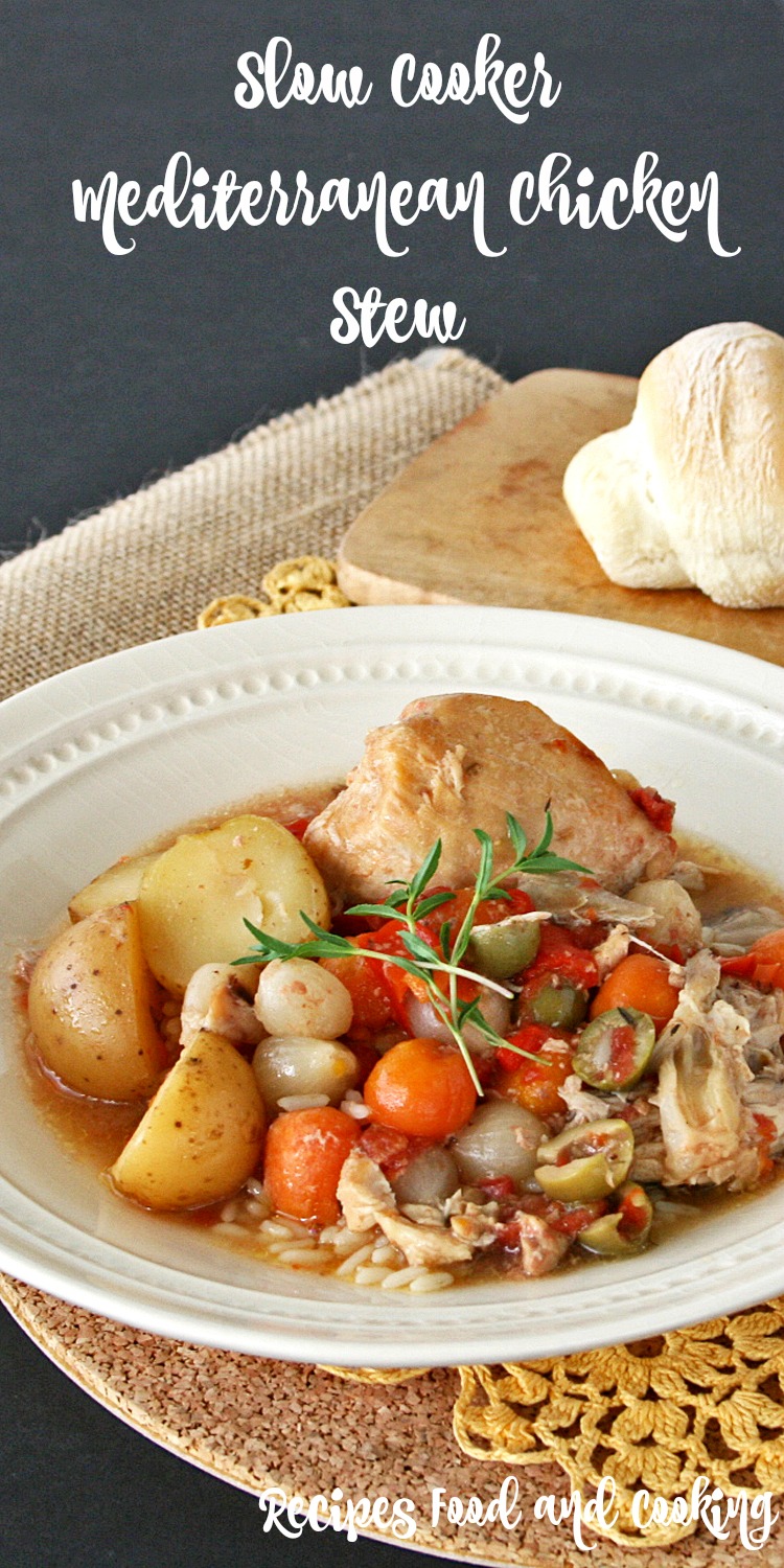 Slow Cooker Mediterranean Chicken Stew