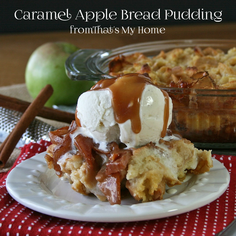 Caramel Apple Bread Pudding