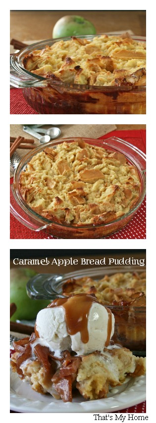 Caramel Apple Bread Pudding