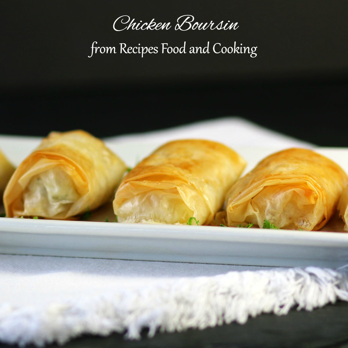 Chicken and Broccoli Strudel 