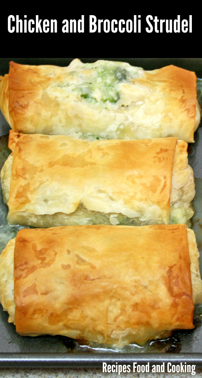 Chicken and Broccoli Strudel