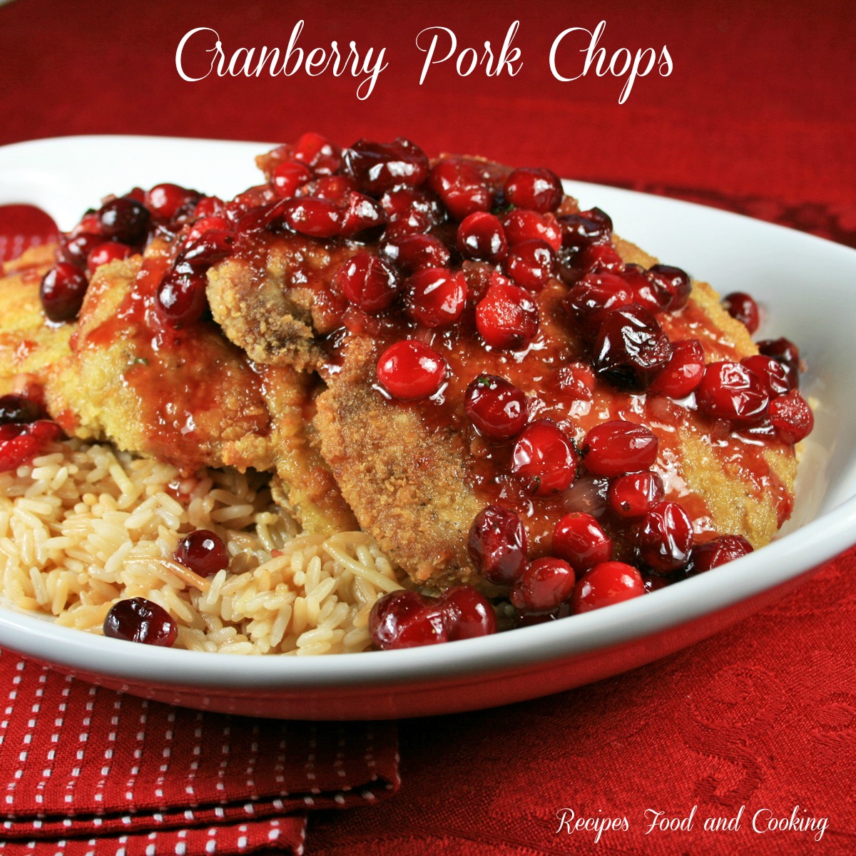 Cranberry Pork Chops