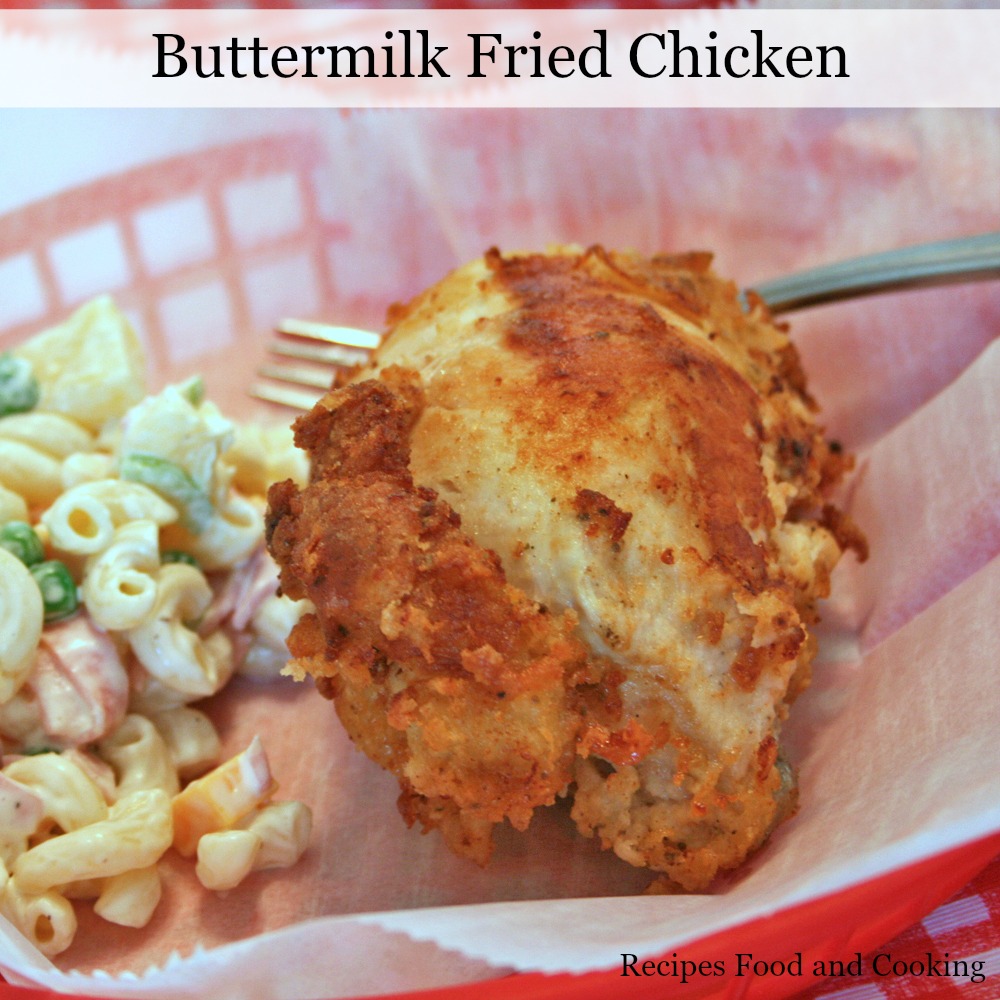 fried chicken recipe buttermilk