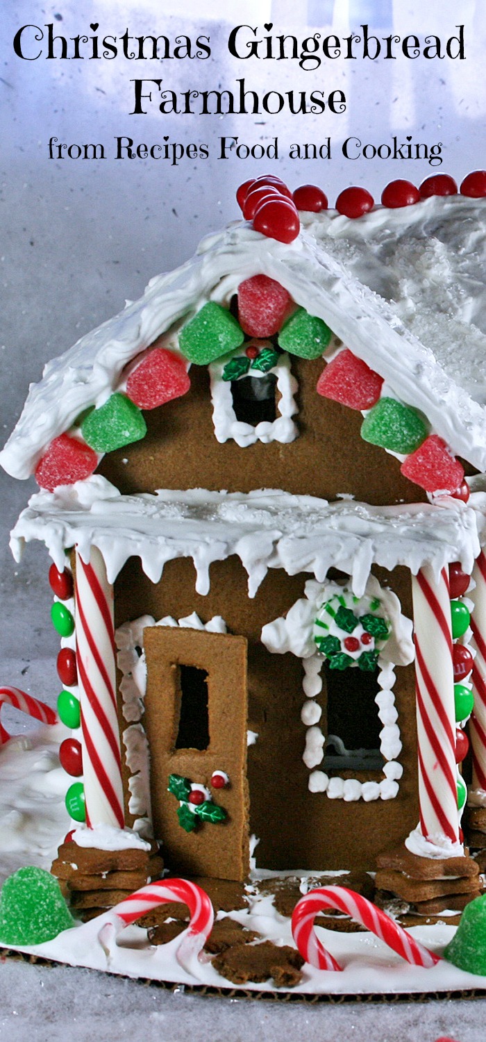 Christmas Gingerbread Farmhouse