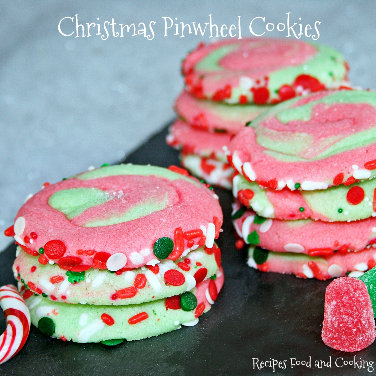 Christmas Pinwheel Cookies