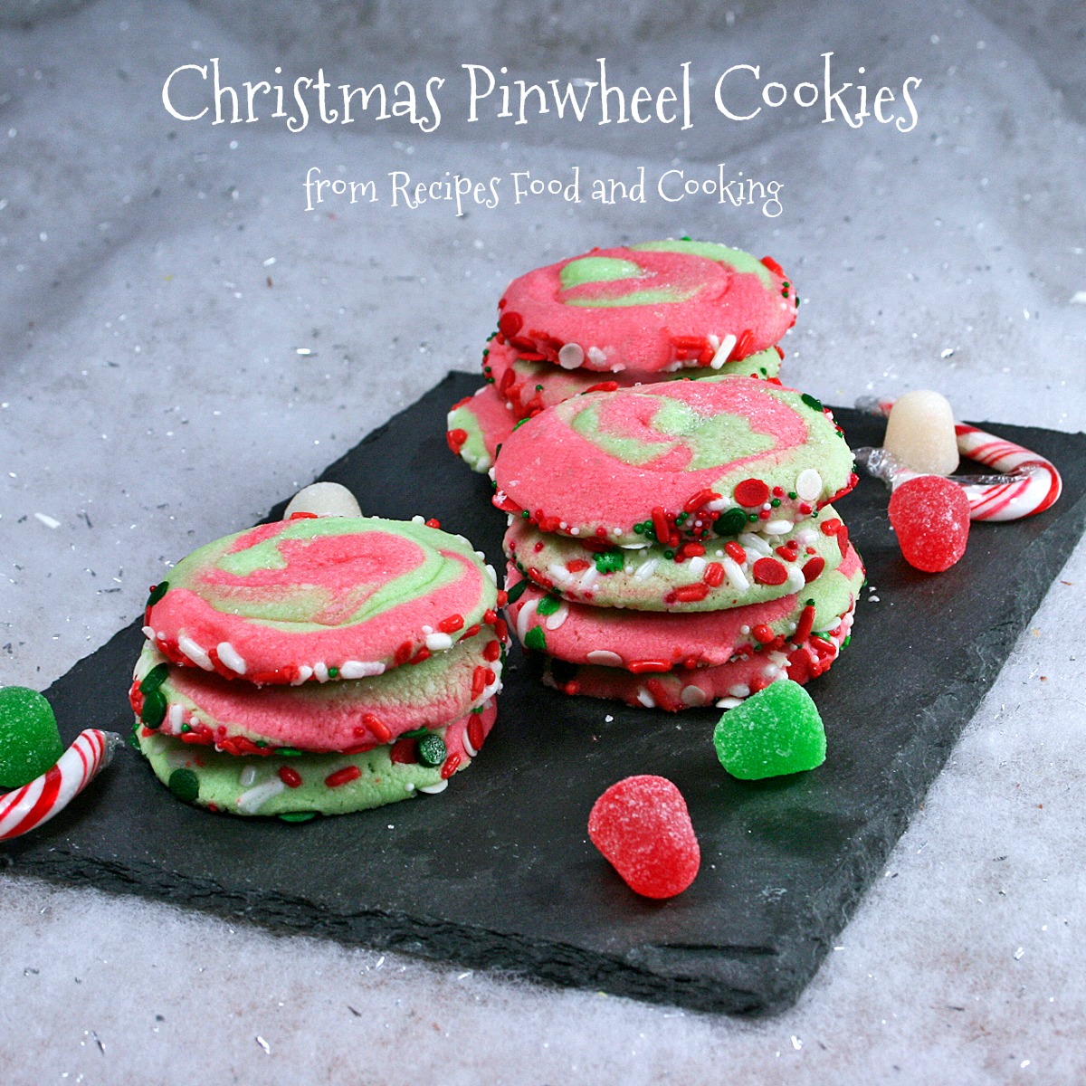 Christmas Pinwheel Cookies