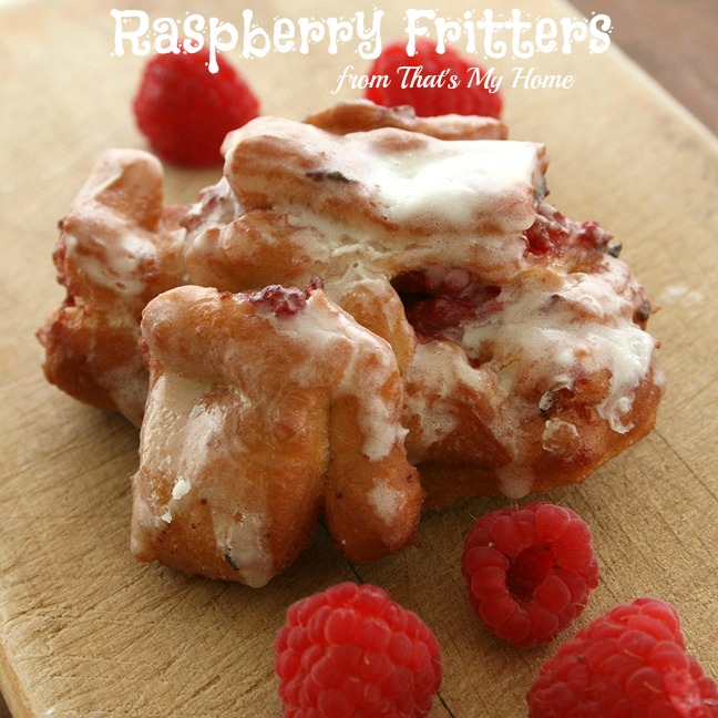 Raspberry Fritters