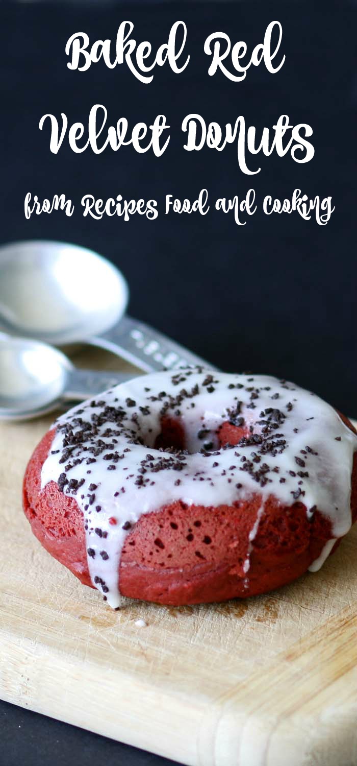 Baked Red Velvet Donuts