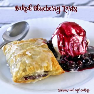 Baked Blueberry Tarts