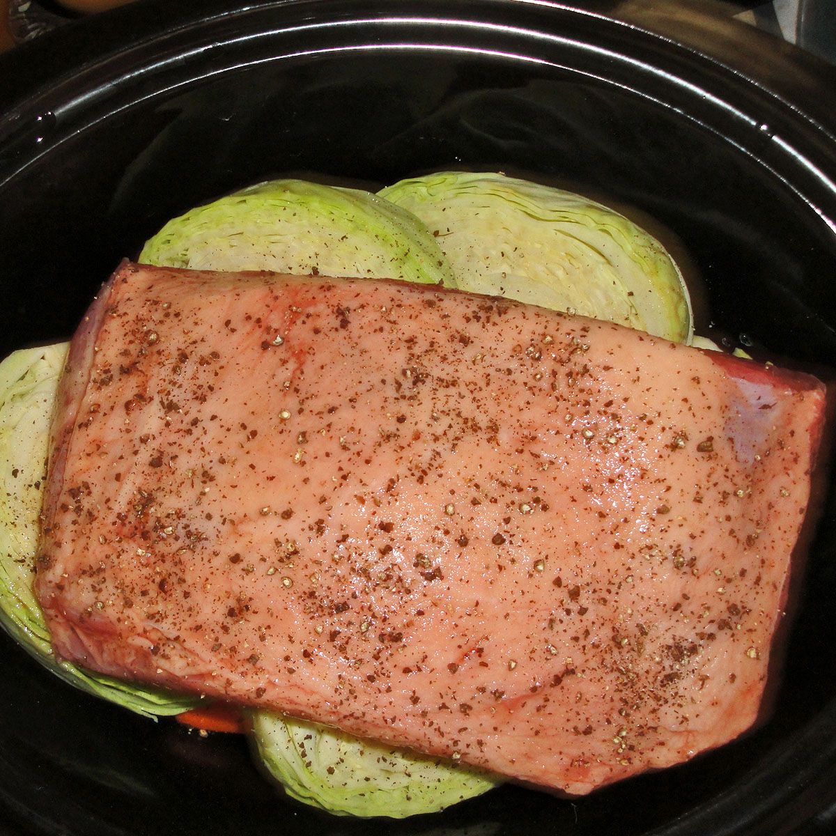 Crock Pot Corned Beef and Cabbage