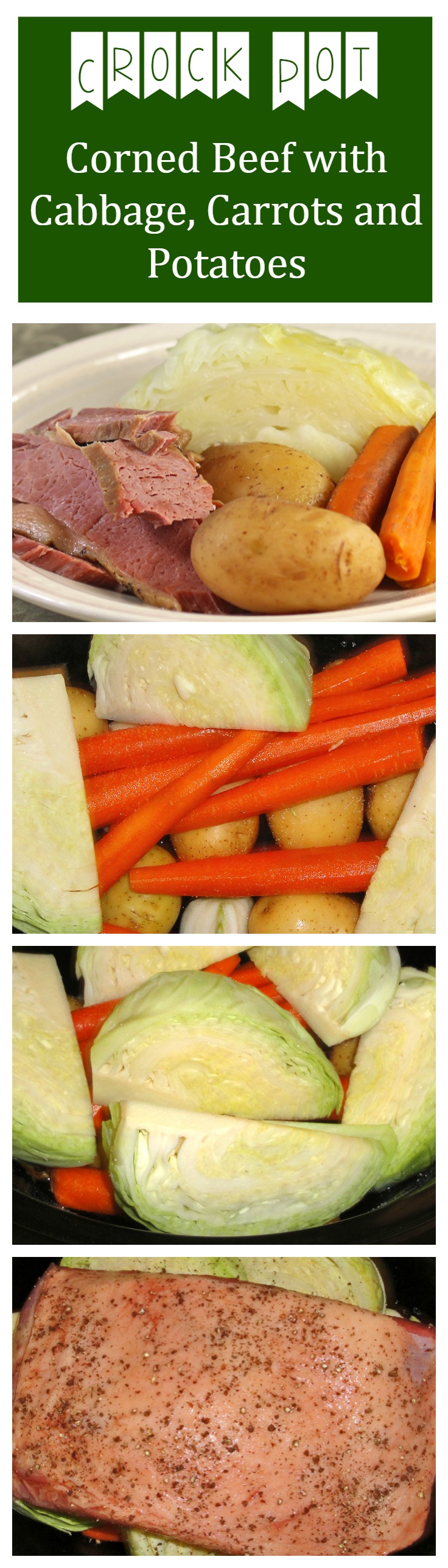 Crock Pot Corned Beef and Cabbage