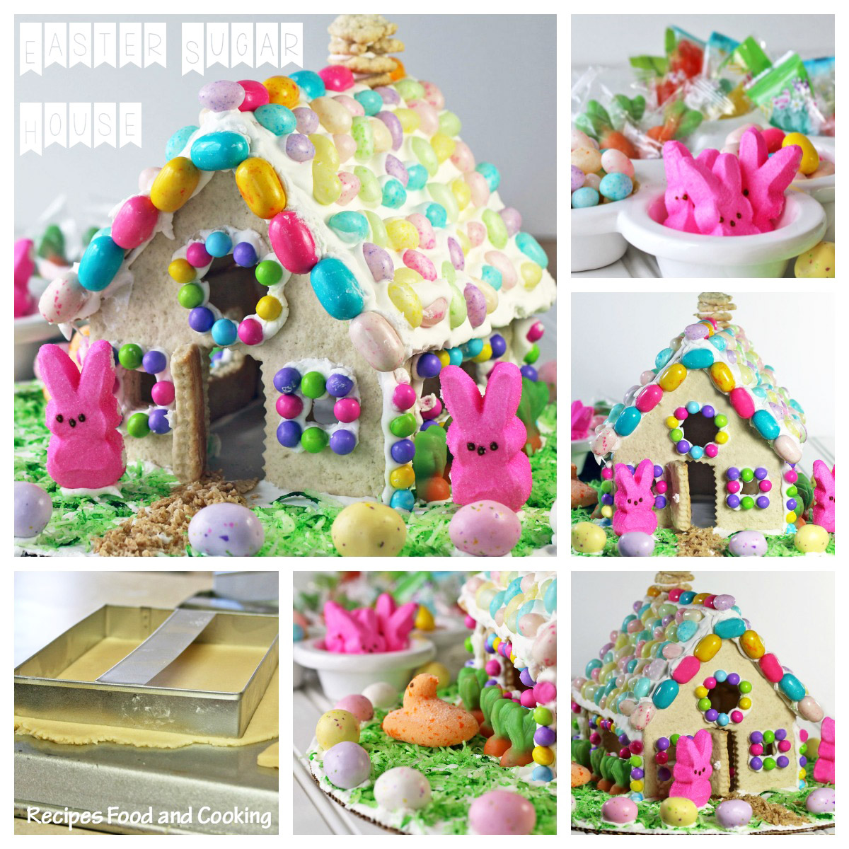 Easter Sugar Cookie House