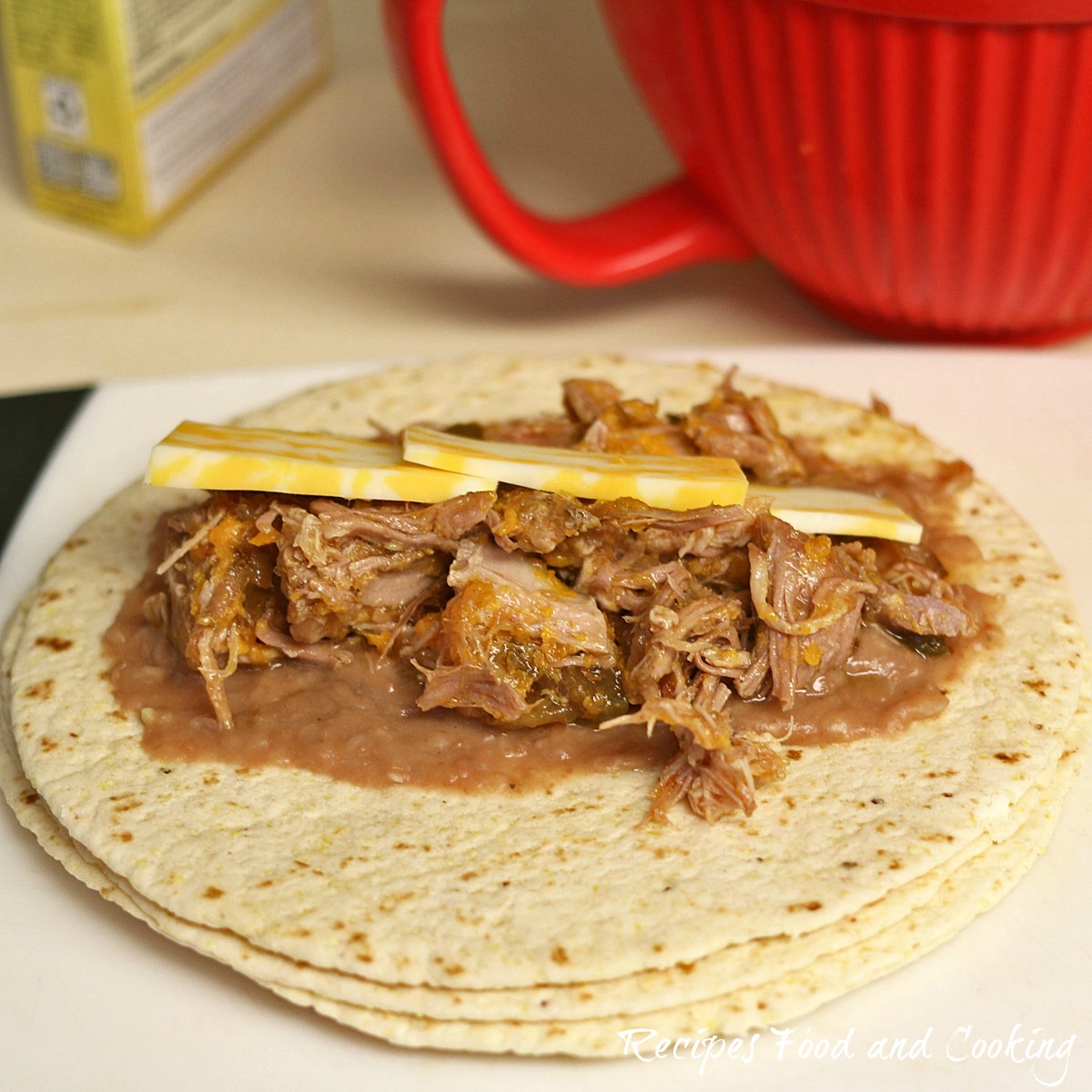 Mexican Pork Roast Enchiladas