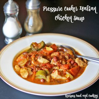 Pressure Cooker Italian Chicken Soup
