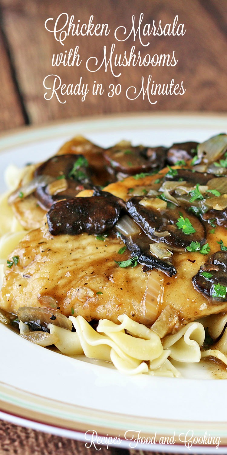 Chicken Marsala with Mushrooms