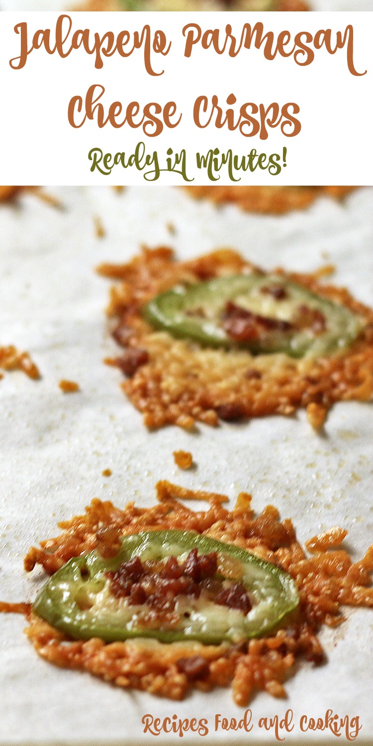 Jalapeno Parmesan Cheese Crisps