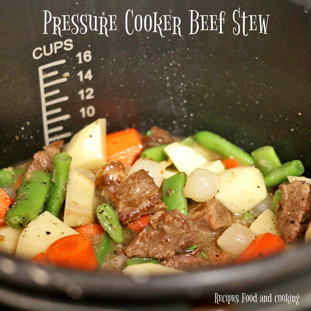 Pressure Cooker Beef Stew