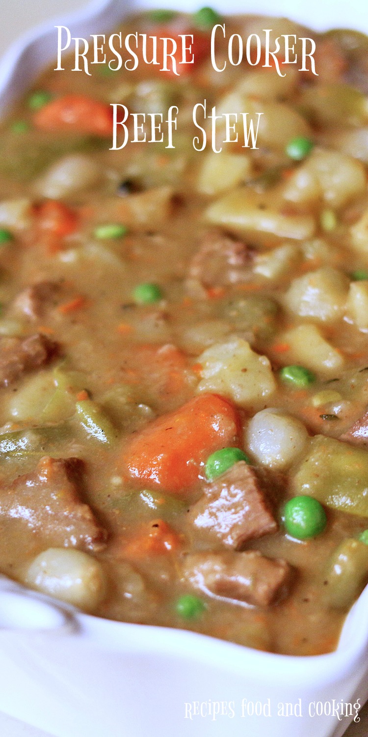 Pressure Cooker Beef Stew