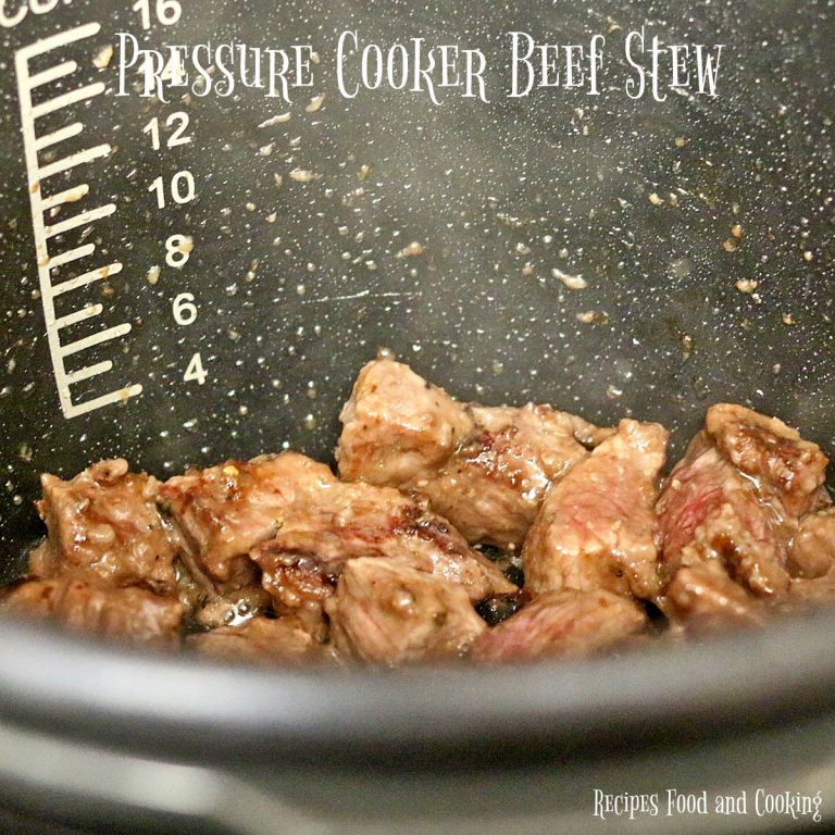 Pressure Cooker Beef Stew