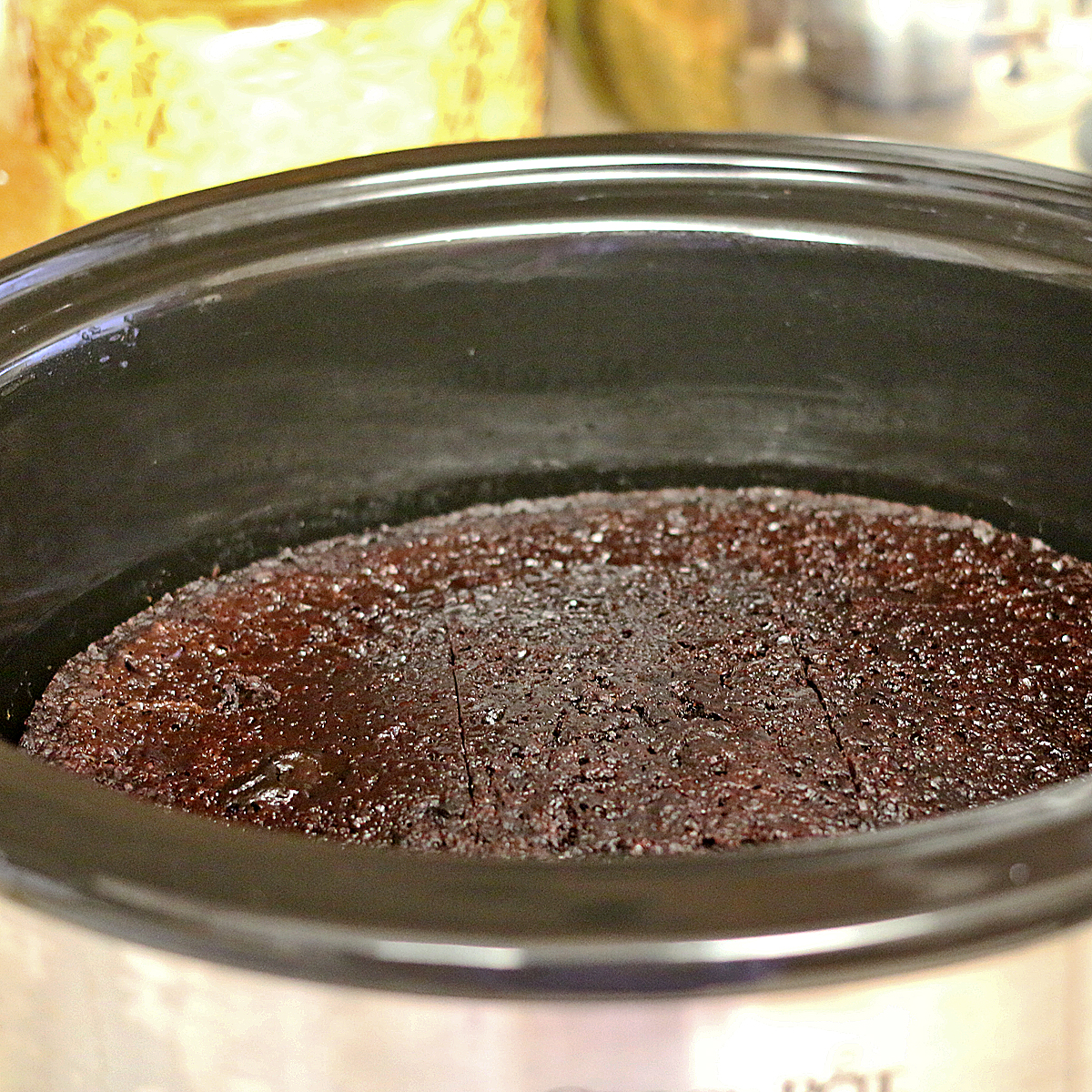 Crockpot Chocolate Lava Cake