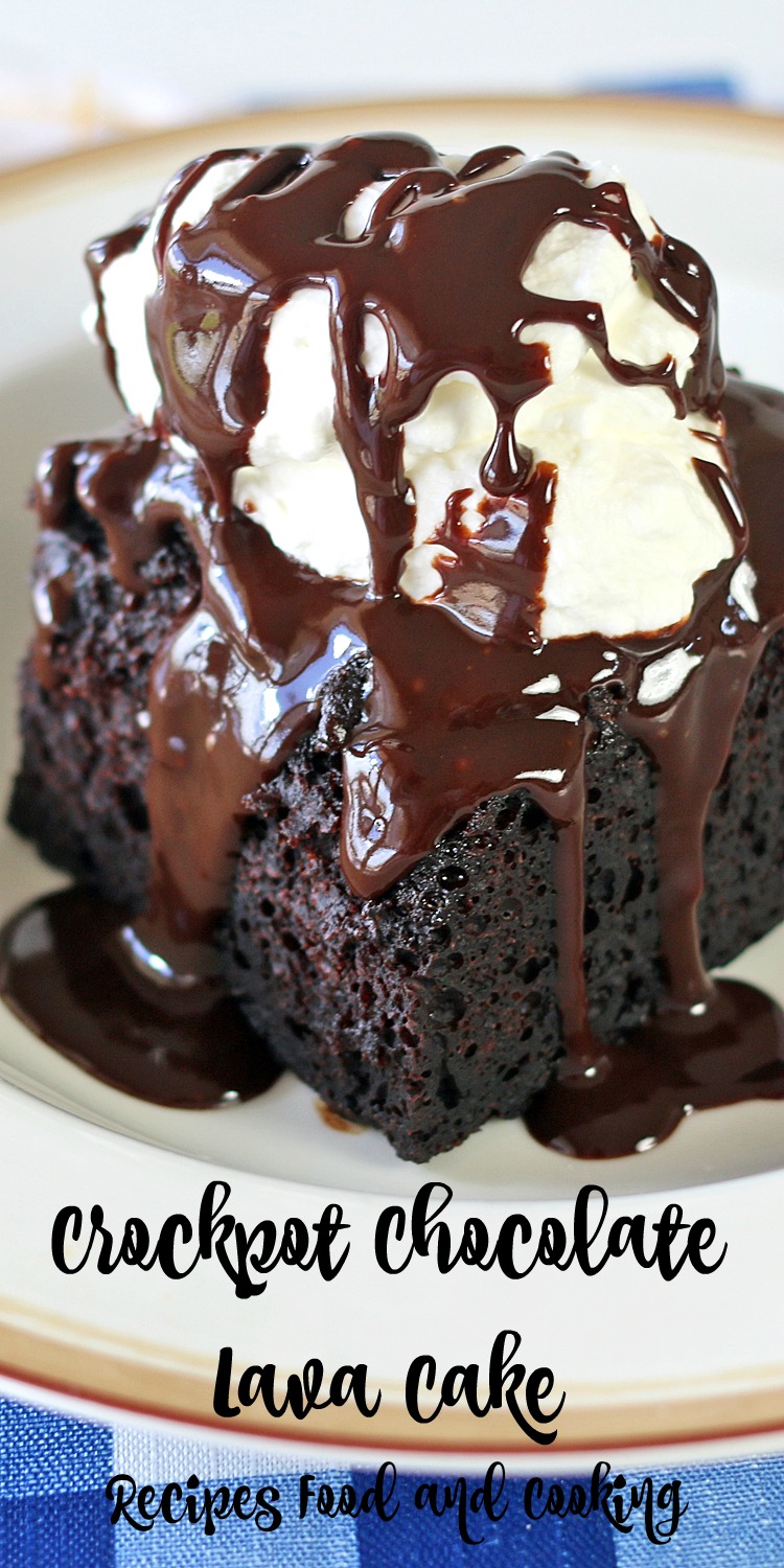 Crockpot Chocolate Lava Cake