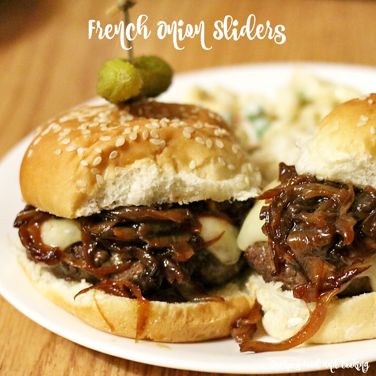 frenchonionsliders1f Recipes Food and Cooking